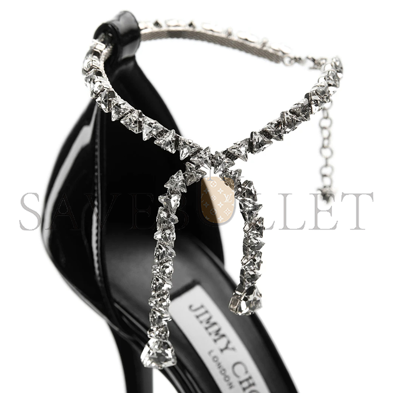 Ji*y Ch* stevie 100 black patent leather pumps stevie100pat